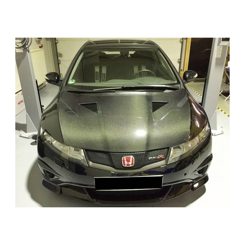 Capot Carbone Honda Civic '06 Type R Mugen