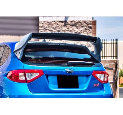 Aileron Subaru '08 WRX  Flat Carbone