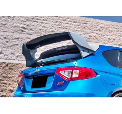 Aileron Subaru '08 WRX  Flat Carbone