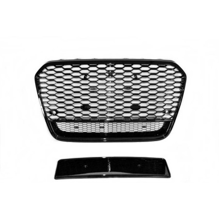 Calandre Audi A6 11-14 Look RS6 Noir