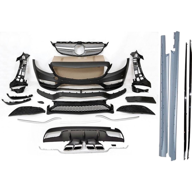 Kit De Carrosserie Mercedes W205 4P / SW Look C63