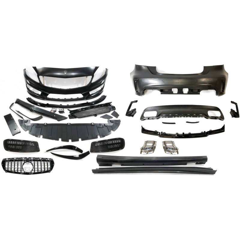 Kit De Carrosserie Mercedes W176 A45 2012-2015 Look AMG Calandre