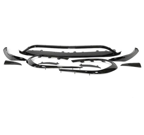 Déflecteur Avant Mercedes W117 Facelift 2017+ Look AMG A45 Noir brillant