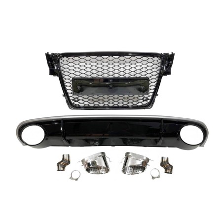 Kit De Carrosserie Audi A4 Look RS4 B8 2009-2012