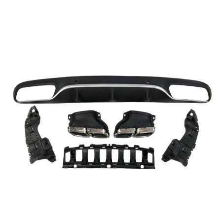 DÉFLECTEUR ARRIÈRE MERCEDES W205 2014-2018 COUPE AMG LOOK C63 ABS