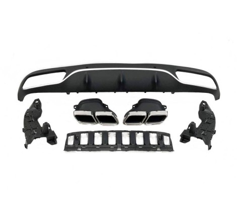 DÉFLECTEUR ARRIÈRE MERCEDES W205 2014-2018 COUPE AMG LOOK C63 ABS