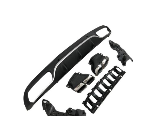 DÉFLECTEUR ARRIÈRE MERCEDES W205 2014-2018 COUPE AMG LOOK C63 ABS