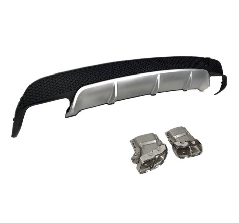 Diffuseur Arrière Mercedes CLA W117 2013-2018 Look A45 ABS