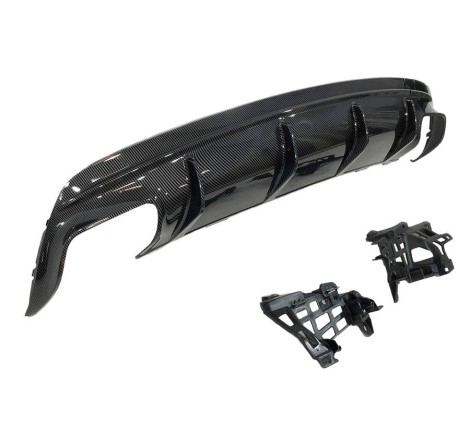 Diffuseur Arrière Mercedes CLA W117 16-18 4P/SW Look A45 Carbone