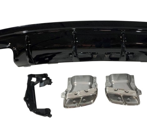 Diffuseur Arrière Mercedes CLA W117 2013-2015 4D/SW Style Facelift look A45