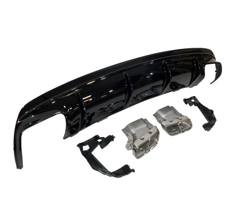 Diffuseur Arrière Mercedes CLA W117 2013-2015 4D/SW Style Facelift look A45