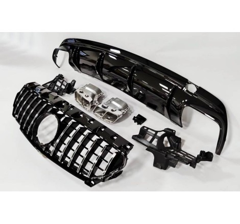 Kit De Carrosserie Mercedes CLA W117 2016-2018 4D/SW Style Facelift look A45