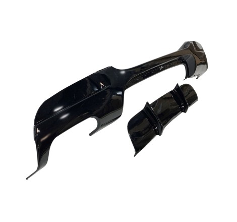 Diffuseur Arrière BMW E90 / E91 look M Performance Noir Brillant