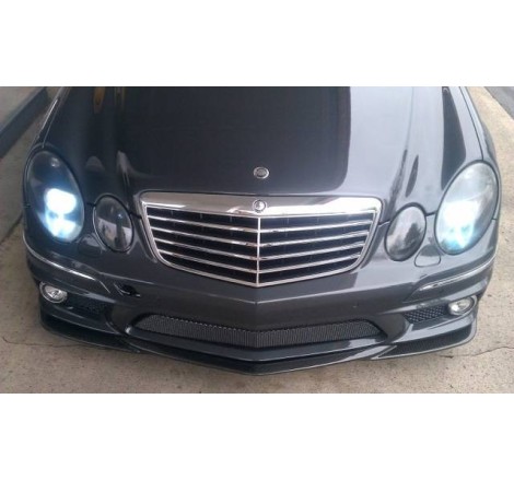 Déflecteur Avant Mercedes W211 Look AMG E63 07-09 Carbone