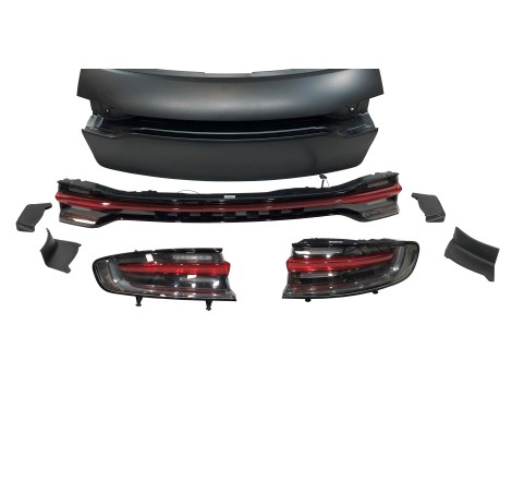 Malle Arrière Porsche Macan 2014-2019 Look 2020 Aluminium