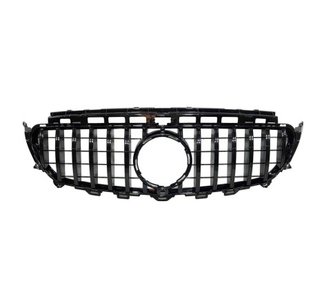 Calandre Mercedes W213 Look GT Full Black Caméra
