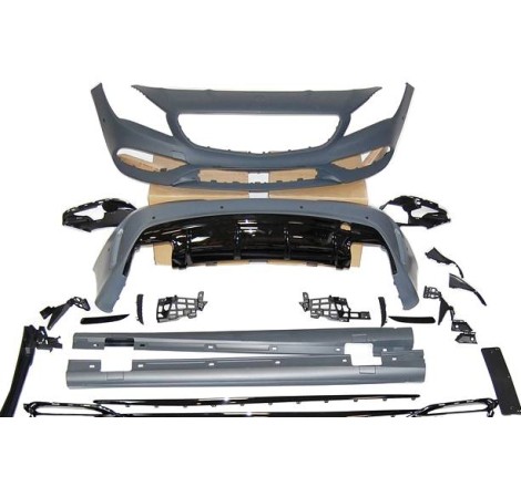 Kit De Carrosserie Mercedes W117 13-18 4P / SW LCI Look AMG A45 II Calandre