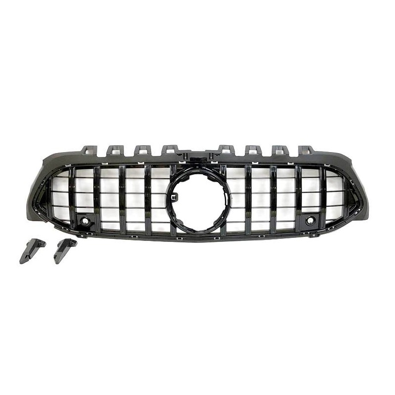 Calandre Mercedes W177 / V177 Look GTR Caméra 360 Noir brillant