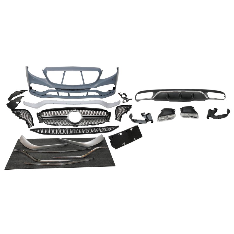 Kit De Carrosserie Mercedes W213 4p / SW 2016-2019 look AMG E63