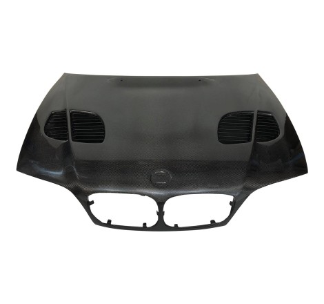 Capot Carbone BMW E46 '02-06 2P. Look M3 GTR C/T