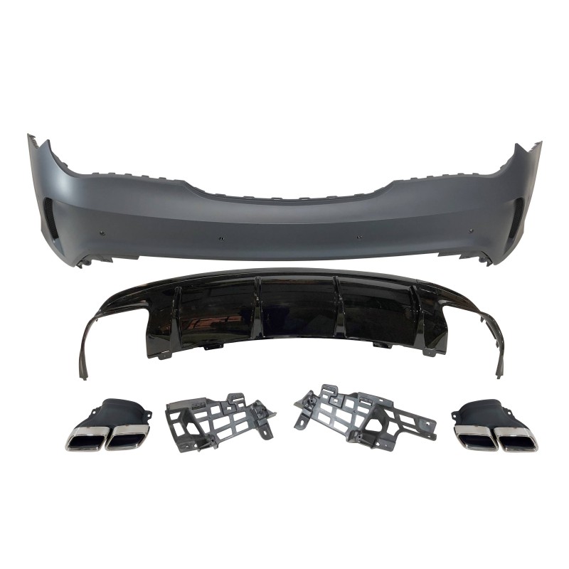 Pare-Choc Arièrre Mercedes W117 2013-2018 LCI 4P / SW Look AMG A45