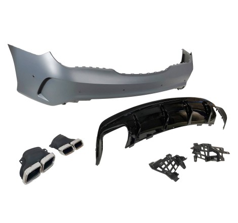 Pare-Choc Arièrre Mercedes W117 2013-2018 LCI 4P / SW Look AMG A45