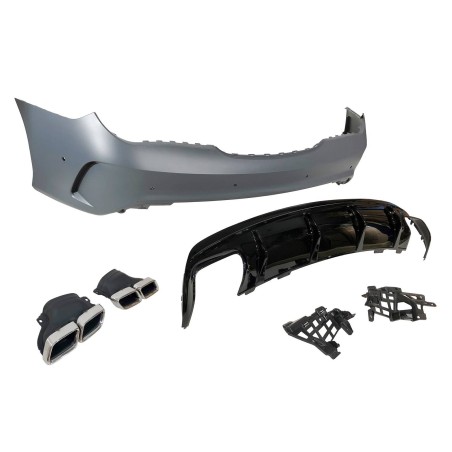 Pare-Choc Arièrre Mercedes W117 2013-2018 LCI 4P / SW Look AMG A45