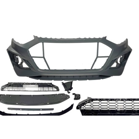 Pare-Choc Avant Audi A4 2020+ Look RS4 Déflecteur Avant