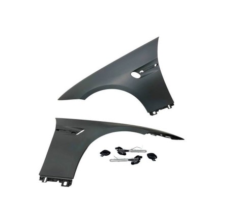 Ailettes BMW E92 / E93 Look M3 2006-2014, Black Led indicator