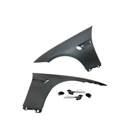 Ailettes BMW E92 / E93 Look M3 2006-2014, Black Led indicator