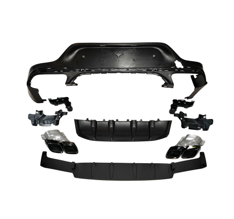 Diffuseur Arrière Mercedes GLC X253 COUPE 2020+ Look GLC63 Black