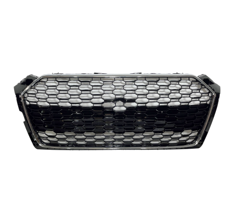 Calandre Audi A5 18-20 Look RS5 Chrome Noir brillant Caméra