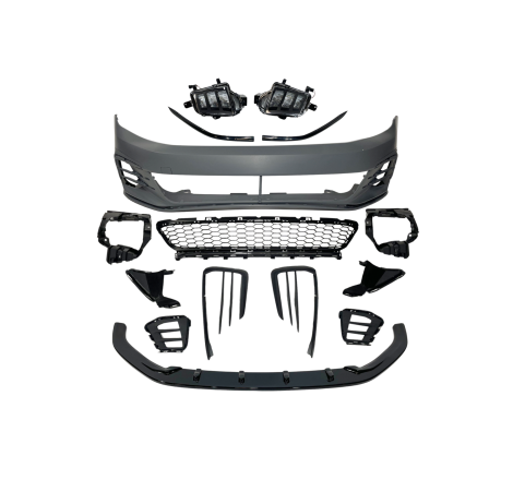 Pare-Choc Avant Volkswagen Caddy 2016-2020 Look Golf 7.5 GTI Déflecteur Avant