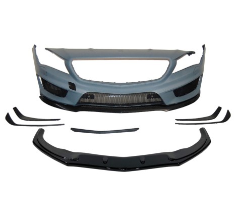 Pare-Choc Avant Mercedes W117 13-15 4P / SW Look AMG A45 Déflecteur