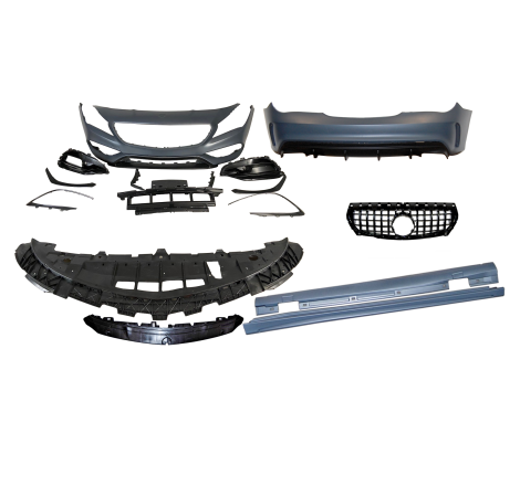Kit De Carrosserie Mercedes W117 13-16 4P / SW LCI Look AMG A45 Calandre