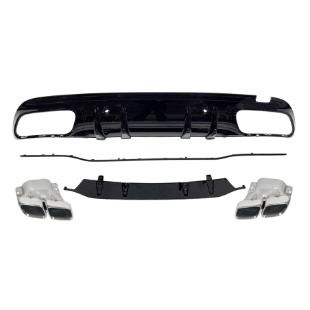 Déflecteur Arrière Mercedes W205 2019 4P / SW Look C63 ABS