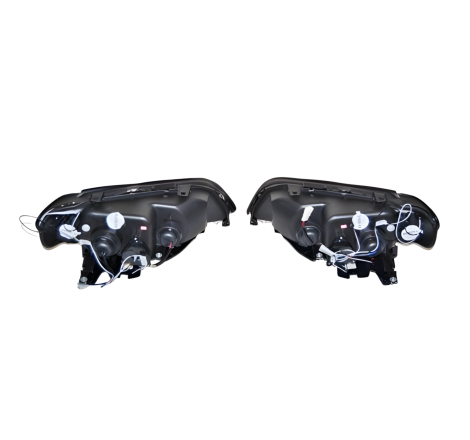 Set De Phares Avant Angel Eyes BMW X5 2001 Chromé