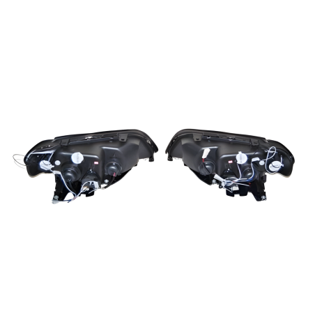 Set De Phares Avant Angel Eyes BMW X5 2001 Chromé