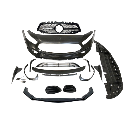 Pare - Choc Avant Mercedes W177 / V177 Look A45 S Diamond II Déflecteur Avant