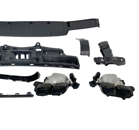 Diffuseur Arrière Mercedes GLC X253 COUPE 2020+ Look GLC63 Black