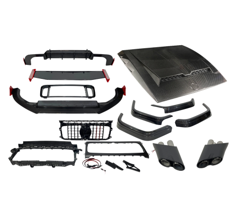 Kit De Carrosserie Mercedes W464 Look Rocket 900 Carbone