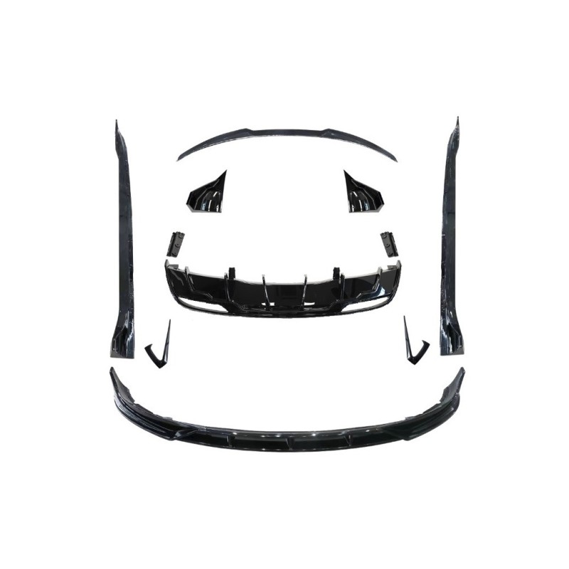 Kit De Carrosserie Tesla Model 3 LCI 2024+ Look Fast Noir brillant