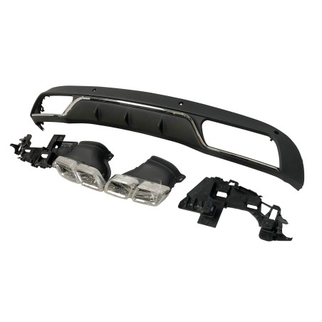 Déflecteur Arrière Mercedes W205 2014-2018 4P / SW Look C63 ABS