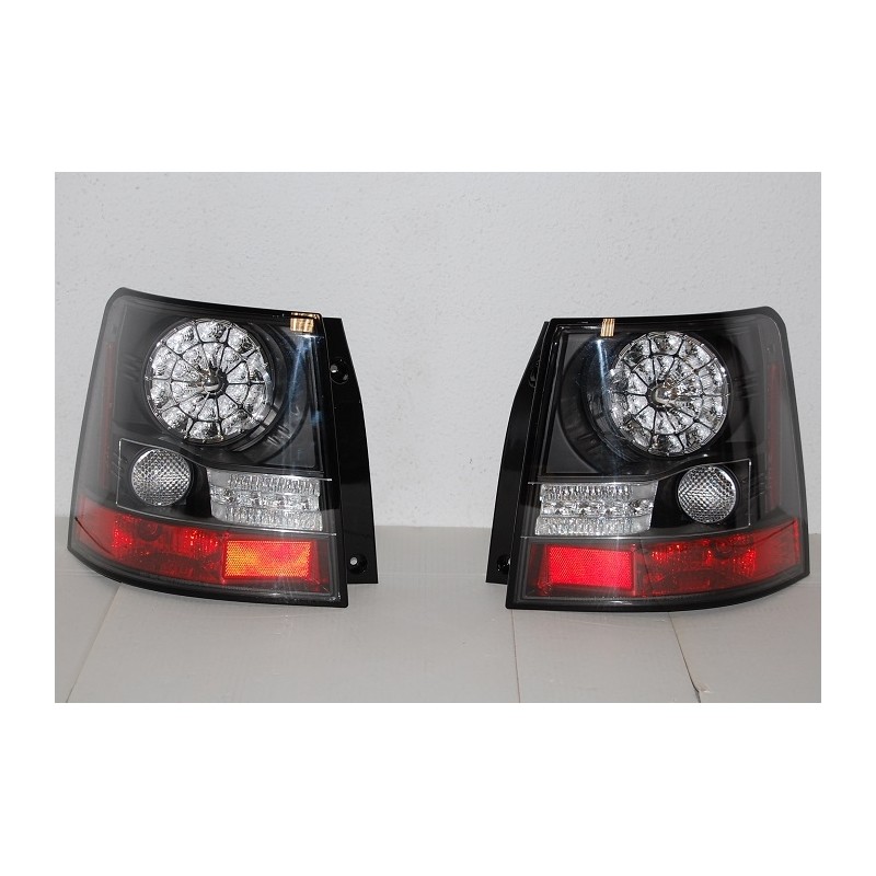 Feux Arrières Range Rover 06 Led Noir Intermittente