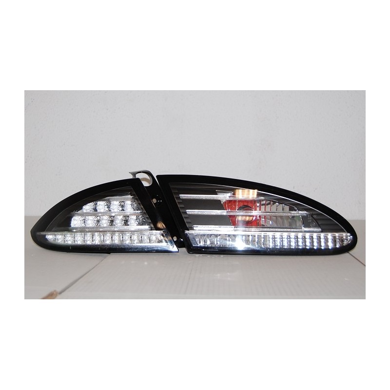 Feux Arrières Seat Leon '05-'08 Led Noir Intermittente